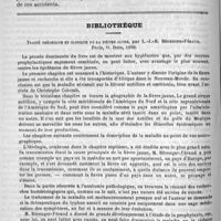 0744 - Page 752 - Hôpital de la Charité. - M. le professeur Potain. Congestion pulmonaire et pleurésie / Bibliothèque. Traité théorique et clinique de la fièvre jaune, par L.-J.-B. Bérenger-Féraud. Paris, O. Doin, 1890