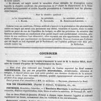 0748 - Page 756 - Correspondance. Protestation contre l'impôt sur les spécialités pharmaceutiques / Courrier. Nécrologie [Bélot]