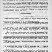 0765 - Page 773 - Bulletin. La guérison de la tuberculose / Le traitement de Koch / Feuilleton. Causerie