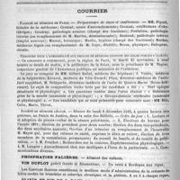 0808 - Page 816 - Académies et sociétés savantes. Académie des sciences / Courrier. Faculté de médecine de Paris / Concours pour l'admissibilité aux emplois de médecins adjoints des asiles publics d'aliénés / Société de médecine légale