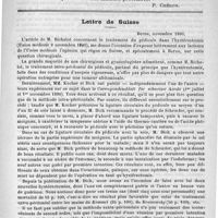 0827 - Page 835 - La chlorose [P. Chéron] / Lettre de Suisse