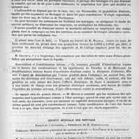0839 - Page 847 - Académies et sociétés savantes. Académie de médecine. Séance du 9 décembre 1890 / Société médicale des hôpitaux. Séance du 5 décembre