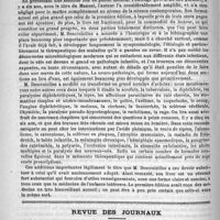 0872 - Page 880 - Bibliothèque. Traité élémentaire de pathologie et de clinique infantiles... par le docteur Descroizilles... - Lecrosnier et Balé, 1890 / Revue des journaux. Traitement de la phthisie pulmonaire par le chloroforme (New-York Medical Record, du 1er novembre 1890)