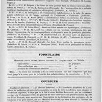 0879 - Page 887 - Faculté de médecine de Paris. Thèses de doctorat du 30 octobre au 19 novembre 1890 / Formulaire. Mixture pour inhalations contre la coqueluche. - Wilde / Courrier. Académie de médecine / Le Choléra en Espagne et en Syrie
