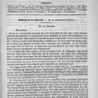 0893 - Page 901 - Comité de rédaction / Sommaire / Hôpital de la Charité. - M. le professeur Potain. De la chlorose