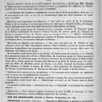 0904 - Page 912 - Formulaire. Inhalations contre la laryngite / Courrier / Mutations des chirurgiens des hôpitaux / Mutations des médecins des hôpitaux / Concours de la médaille d'or de médecine / Nécrologie [E. Palle (d'Epernay) / Quesnoy]