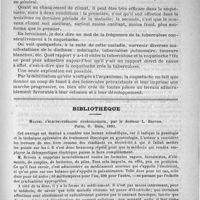 0911 - Page 919 - De la coqueluche chez l'enfant, par le docteur L. Baumel... (Leçon recueillie par M. Arrivat...) / Bibliothèque. Manuel d'électrothérapie gynécologique, par le docteur L. Brivois. Paris, O. Doin, 1890