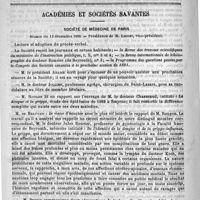 0924 - Page 932 - Bibliothèque. Les microbes de la bouche, par le docteur Th. David... Paris, F. Alcan, 1890 / Académies et sociétés savantes. Société de médecine de Paris. Séance du 13 décembre 1890
