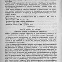0014 - Page 10 - Académies et sociétés savantes. Académie de médecine. Séance du 30 décembre 1890 / Société médicale des hôpitaux. Séance du 26 décembre / De quelques nouvelles médications. Sur le traitement de la diphthérie pharyngée, par le docteur Kuznecow. (Rev. hebd. de th., 1890, 40)