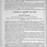 0072 - Page 64 - Sociétés et Congrès. Société médicale de Neufchatel / Académies et sociétés savantes. Société de chirurgie. Séance du 31 décembre 1890