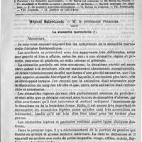 0077 - Page 69 - Comité de rédaction / Sommaire / Hôpital Saint-Louis. - M. le professeur Fournier. La stomatite mercurielle