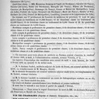 0152 - Page 144 - Courrier. Facultés de médecine / Nécrologie [Bourgeois (de Beauvais) / Borelli (de Turin)]
