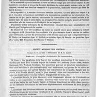 0161 - Page 153 - Académies et sociétés savantes. Académie de médecine. Séance du 27 janvier 1891 / Société médicale des hôpitaux. Séance du 23 janvier