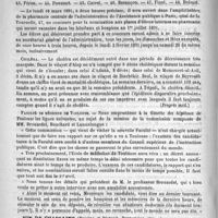 0164 - Page 156 - Courrier. Hôpitaux de Paris / Choléra / Faculté de médecine de Toulouse