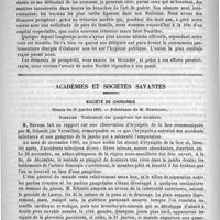 0188 - Page 180 - Compte rendu des travaux de la société de médecine de Paris pendant les années 1889 et 1890, par le docteur Jules Christian / Académies et sociétés savantes. Société de chirurgie. Séance du 21 janvier 1891