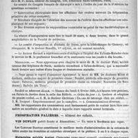 0216 - Page 208 - Courrier. Congrès français de chirurgie de 1891 / Nécrologie [Foix / Millet / Gerboin / Boudet / Salleron / Souverbie (de Bordeaux) / Badolle (de Thizy)] / Société de médecine légale