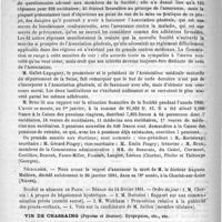 0240 - Page 232 - Courrier. Association générale des médecins de France / Nécrologie [Auguste Mathieu] / Société de médecine de Paris
