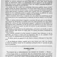0263 - Page 255 - Académies et sociétés savantes. Société de chirurgie. Séance du 11 janvier 1891 / Formulaire. Traitement de la metrorrhagie des femmes en couches. - Braun