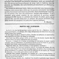 0292 - Page 284 - Une commune de consanguins [B. Martin] / Revue des cliniques. Du froid et du chaud en thérapeutique oculaire, par H. Truc