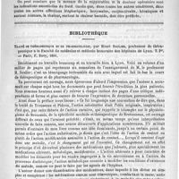 0297 - Page 289 - Revue des cliniques. Du froid et du chaud en thérapeutique oculaire, par H. Truc / Bibliothèque. Traité de thérapeutique et de pharmacologie, par Henri Soulier... - Paris, F. Savy, 1891 [P. Le Gendre]