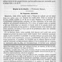 0316 - Page 308 - Bulletin / Hôpital de la Charité. - Professeur Duplay. De l'hygroma olécranien / Feuilleton. Causerie