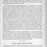 0350 - Page 342 - Bulletin / Nouveau remède contre la tuberculose