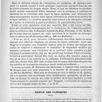 0351 - Page 343 - Bulletin. Nouveau remède contre la tuberculose / Modification à la méthode d'Estlander / Revue des cliniques. Le nitrate d'argent dans la chirurgie des voies urinaires, par M. le professeur Guyon
