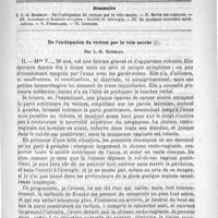 0409 - Page 401 - Comité de rédaction / Sommaire / De l'extirpation du rectum par la voie sacrée. Par L.-G. Richelot