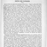 0415 - Page 407 - De l'extirpation du rectum par la voie sacrée. Par L.-G. Richelot / Revue des cliniques. Sur les hernies du coecum, par le docteur H. Duret