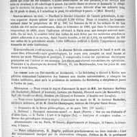 0420 - Page 412 - Courrier. Asile d'aliénés de la Seine / Prix Corvisart / Service médical de nuit / Electrothérapie gynécologique / Les femmes dans les universités en Allemagne / Nécrologie [Barbau (de Rochefort) / Béliard (d'Ancenis) / Castera (de Parteti) / Flavard oncle (de Marseille) / Lafayé (de Condé-en-Brie) / Sainton (de Chinon) / Savourin (d'Angles-sur-Langlin) / Bachelier / Charles Champagne ]
