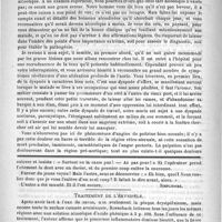 0474 - Page 466 - Revue des cliniques. De l'insuffisance aortique, par M. le professeur Villard / Feuilleton. Causerie [Simplissime] / Traitement de l'érysipèle