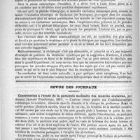 0488 - Page 480 - Revue des cliniques. Du strabisme hystérique, par M. de Lapersonne / Revue des journaux. Contribution à l'étude de la paralysie nucléaire des muscles oculaires, par Aerberli (Annales d'oculistique, 1891)