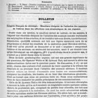0493 - Page 485 - Comité de rédaction / Sommaire / Bulletin. Congrès français de chirurgie : résultats éloignés de l'ablation des annexes de l'utérus dans les affections non-néoplasiques de ces organes
