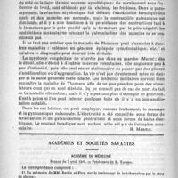 0524 - Page 516 - Bulletin. La myotonie congénitale [B. Martin] / Académies et sociétés savantes. Académie de médecine. Séance du 7 avril 1891