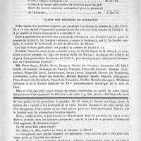 0531 - Page 523 - Association générale de prévoyance et de secours mutuels des médecins de France. Trentième-deuxième assemblée générale tenue à Paris, les 5 et 6 avril 1891. Dépenses et emploi des fonds / Caisse des pensions de retraites / Feuilleton. Causerie. Une population terrorisée par la peur de la variole