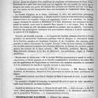 0548 - Page 540 - Courrier. Asile d'aliénés / Conseil d'hygiène de la Seine / Congrès des sociétés savantes / Psychiatrie et neurologie / Conférences cliniques des hôpitaux du Midi et de Lourcine / Société médecine de Paris