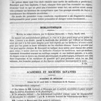 0566 - Page 558 - Hôpital de la Charité. - M. le professeur Potain. Importance de la séméiologie / Bibliothèque. Manuel de chimie clinique, par le docteur Bourguet. - Paris, Rueff, 1891 / Académies et sociétés savantes. Académie de médecine. Séance du 14 avril 1891