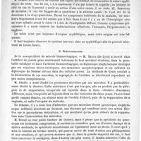 0591 - Page 583 - Société française de dermatologie et de syphiligraphie. Deuxième session tenue à Paris les 2, 3 et 4 avril 1891. 1° Syphilis / 2° Blennorrhagie