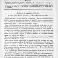 0609 - Page 601 - Comité de rédaction / Sommaire / Epidémies de diphtérie (1890-1891). Observées par le docteur Emile Girat...
