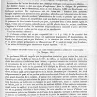 0619 - Page 611 - De quelques nouvelles médications. L'axonge et la vaseline au point de vue de l'absorption cutanée. (La clinique, 1891) / Influence des alcalins sur l'échange azotique chez l'homme bien portant, par le docteur Javeine. (Revue d'hygiène thérapeutique, 1891) / Traitement des abcès froids et de la carie tuberculeuse par l'émulsion iodoformée. (La clinique, 1891)