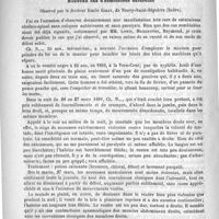 0674 - Page 666 - Des résultats éloignés de l'ablation des annexes, par L.-G. Richelot / Nouveau cas d'hémichorée saturnine. Observé par le docteur Emile Girat...