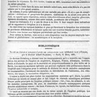 0677 - Page 669 - Revue des cliniques. Zona ophthalmique, par M. le professeur Duplay / Bibliothèque. Traité de l'hygiène publique d'après ses applications dans différents pays d'Europe, par le docteur Albert Palmberg. - Paris, O. Doin, 1891