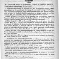 0728 - Page 720 - Revue des journaux. Journaux italiens. Le lavage de l'organisme dans la cure de l'urémie (in Riforma medica, avril, n° 88) / Courrier / Hôpital des enfants