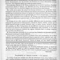 0748 - Page 740 - Académies et sociétés savantes. Société médicale des hôpitaux. Séance du 14 mai / Feuilleton. Causerie [Simplissime] / Traitement de vertige auditif. - H. Leroux