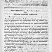 0753 - Page 745 - Comité de rédaction / Sommaire / Hôpital Saint-Louis. - M. le docteur Diday. Traitement abortif de la blennorrhagie