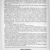 0760 - Page 752 - Revue des cliniques. Parotidite à pneumocoques, par le professeur Duplay / Bibliothèque. Des calculs du rein de l'uretère au point de vue chirurgical, par le docteur Félix Legueu... 12 février 1891..