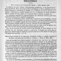 0771 - Page 763 - Revue des cliniques. De la folie brightique, par M. Joffroy / Bibliothèque. De la malaria, par le docteur Ed. Pepper. - Paris, Masson, 1891 / Thérapeutique suggestive, son mécanisme, propriétés diverses du sommeil provoqué et des états analogues, par le docteur A. Liébault. - Paris, O. Doin, 1891 / Revue des journaux. Actinomycose de la langue, par Maydl (Annales des maladies de l'oreille, 1891)