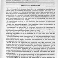 0785 - Page 777 - Bulletin. Note sur un cas de gravelle phosphatique du rein gauche coïncidant avec de la gravelle urique du rein droit. Communication faite à la société de médecine de Paris dans la séance du 9 mai 1891. Par le docteur Gaston Graux... / Revue des cliniques. Du rachitisme, par M. le professeur Cornil