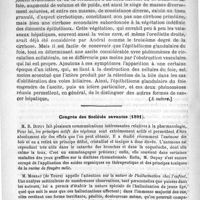 0804 - Page 796 - Hôtel-Dieu. - M. Lancereaux. Les épithéliomes hépatiques. - Cancers ou carcinomes du foie. Leçon recueillie par M. J. Thiroloix... (A suivre) / Congrès des sociétés savantes (1891)