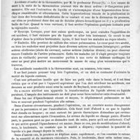 0819 - Page 811 - Bulletin. Des poumons dans la maladie bleue ou cyanose. Communication faite à la société de médecine de Paris, dans la séance du 28 mars 1891, par P. Duroziez / Revue des cliniques. Accidents et suites de la thoracenthèse, par M. le professeur Potain